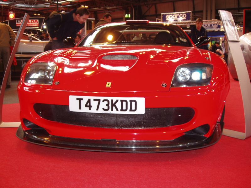 ESMotorsport Ferrari 550 LM at the 2005 Autosport International in Birmingham