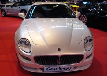 Seen for the first time at the Autosport International Show, situated in Autocar magazines 'Supercar Paddock', was the latest addition to the Maserati range, the GranSport, a much more aggressive alternative to the regular Coup