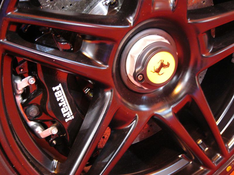 Ferrari Enzo on the SRO Motorsports Group stand at the 2005 Autosport International Show at the Birmingham NEC