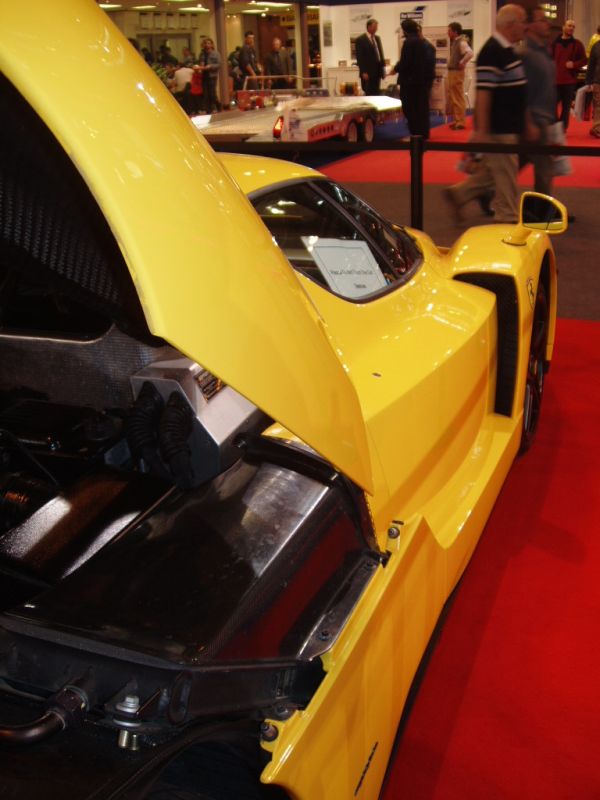 Ferrari Enzo on the SRO Motorsports Group stand at the 2005 Autosport International Show at the Birmingham NEC