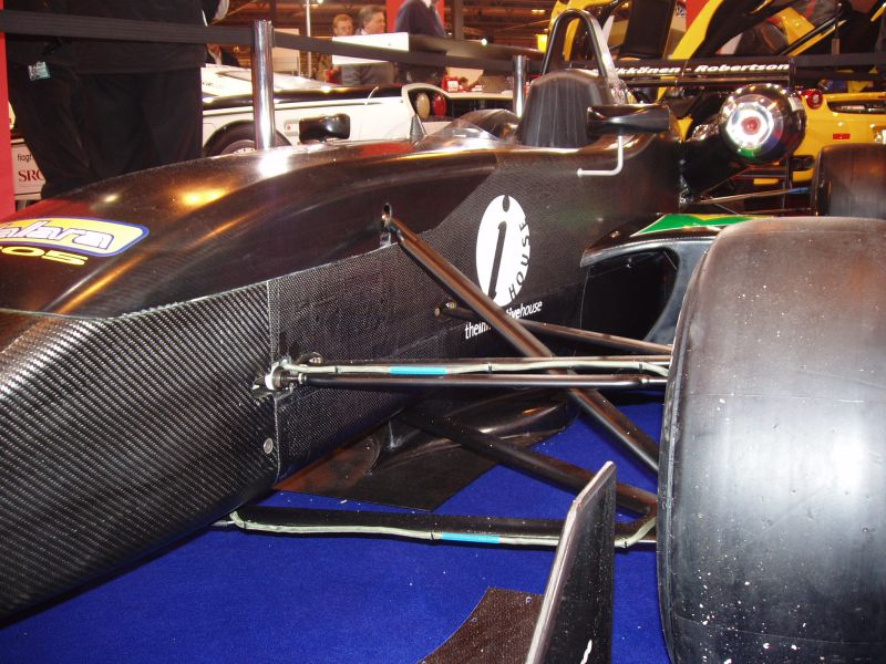 Formula 3 Dallara F305 on the SRO Motorsports Group stand at the 2005 Autosport International Show at the Birmingham NEC