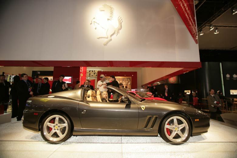 Ferrari Superamerica at the 2005 North American International Motor Show in Detroit