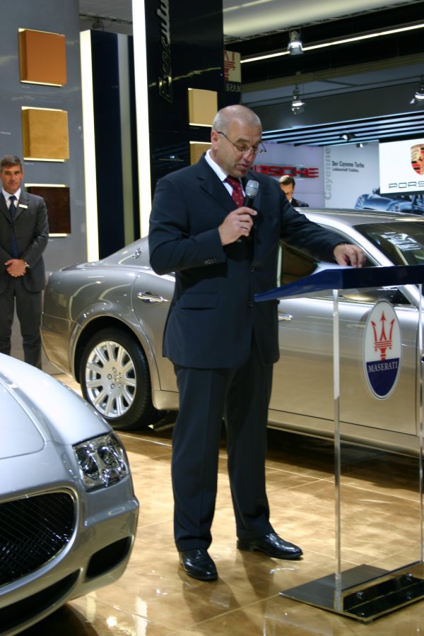 Maserati Press Conference - Frankfurt IAA - 13th September 2005