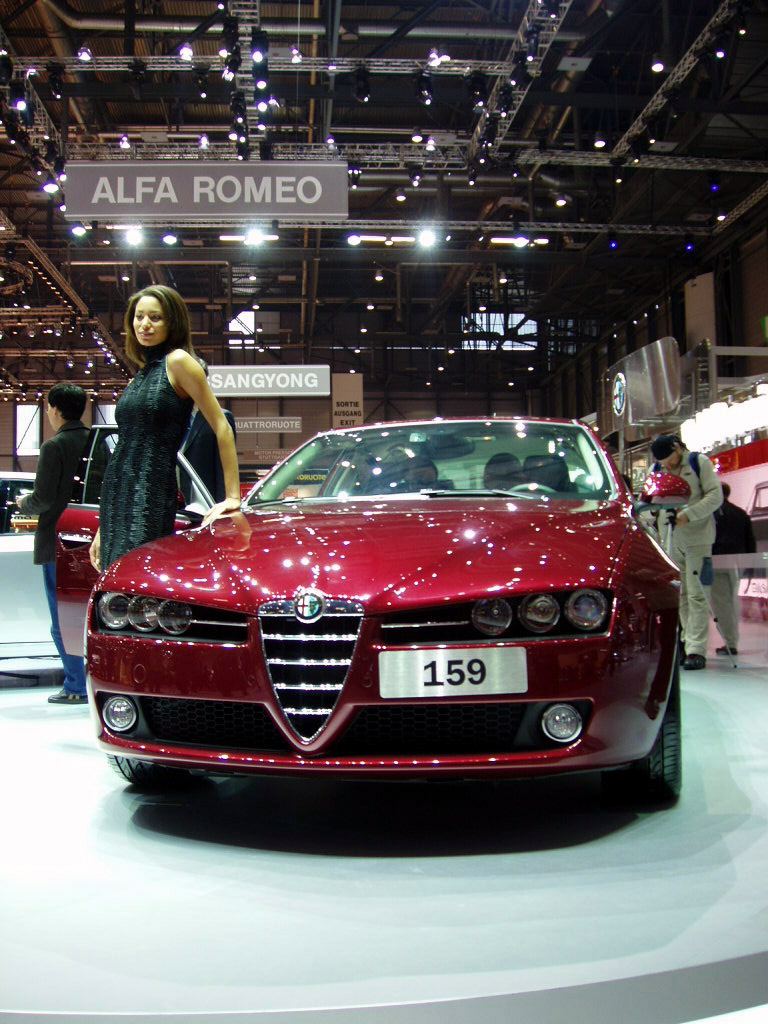 Alfa Romeo 159 Q4 3.2 JTS at the 2005 Geneva Salon