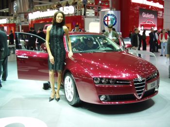 Alfa Romeo auf dem 81. Internationalen Auto-Salon in Genf