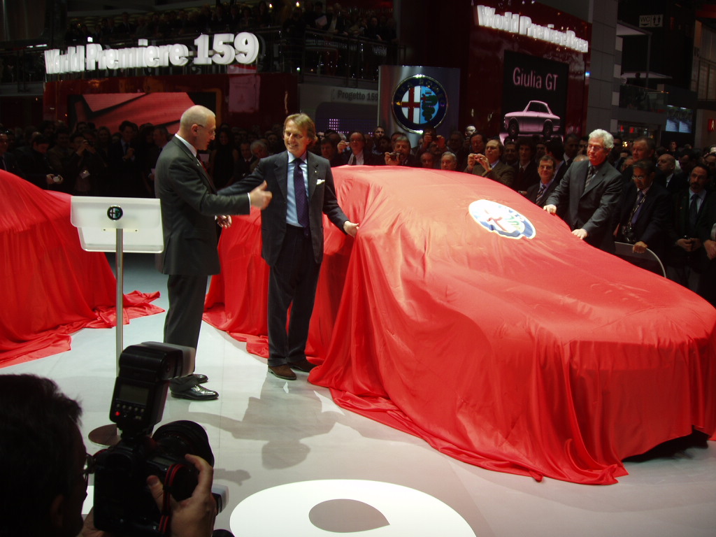 1st March 2005: the Alfa Romeo 159 and Brera are launched at the 75th Geneva International Motor Show