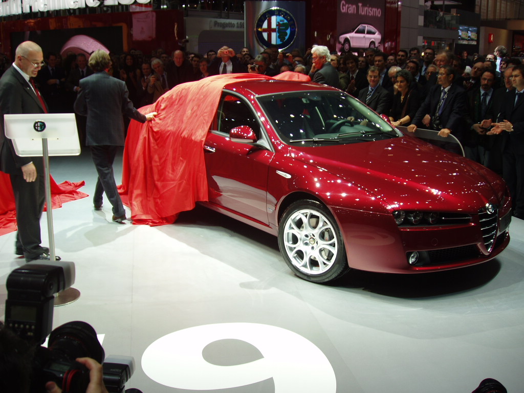 1st March 2005: the Alfa Romeo 159 and Brera are launched at the 75th Geneva International Motor Show