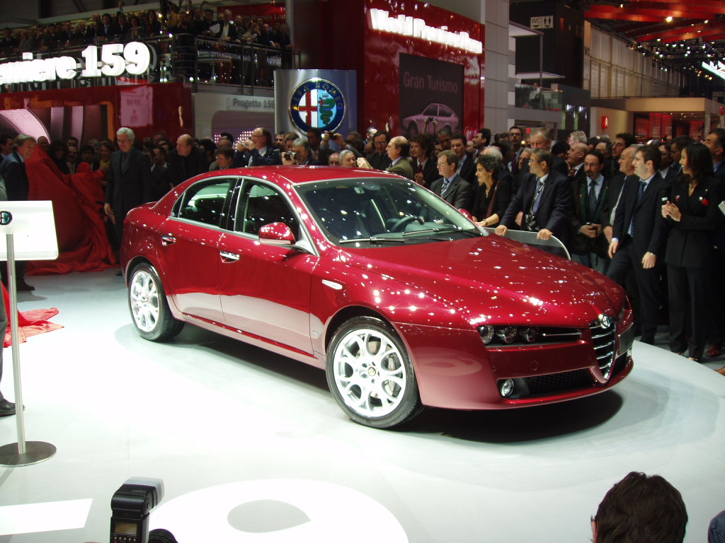 1st March 2005: the Alfa Romeo 159 and Brera are launched at the 75th Geneva International Motor Show