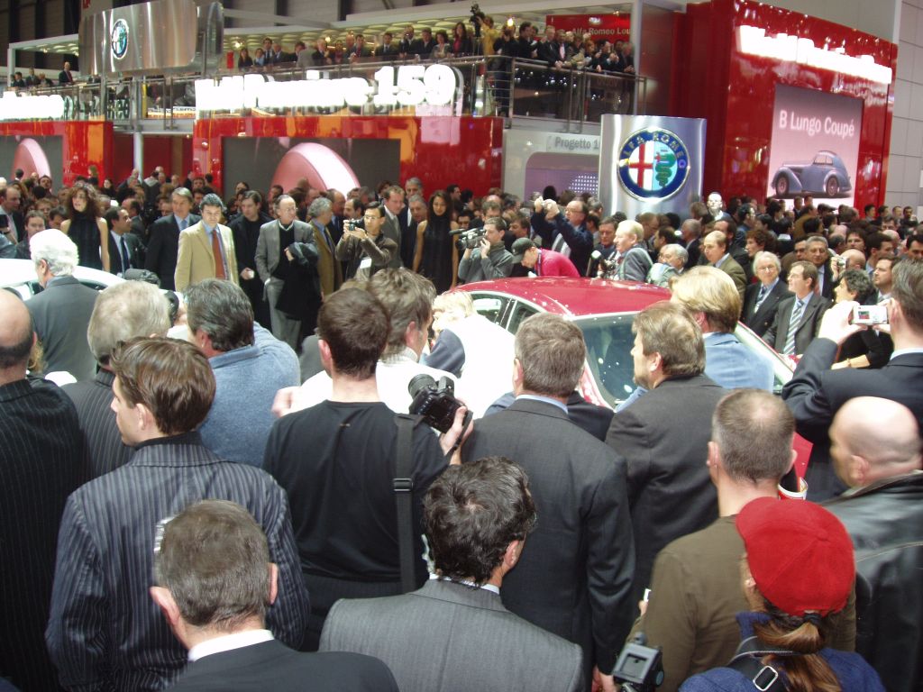 1st March 2005: the Alfa Romeo 159 and Brera are launched at the 75th Geneva International Motor Show