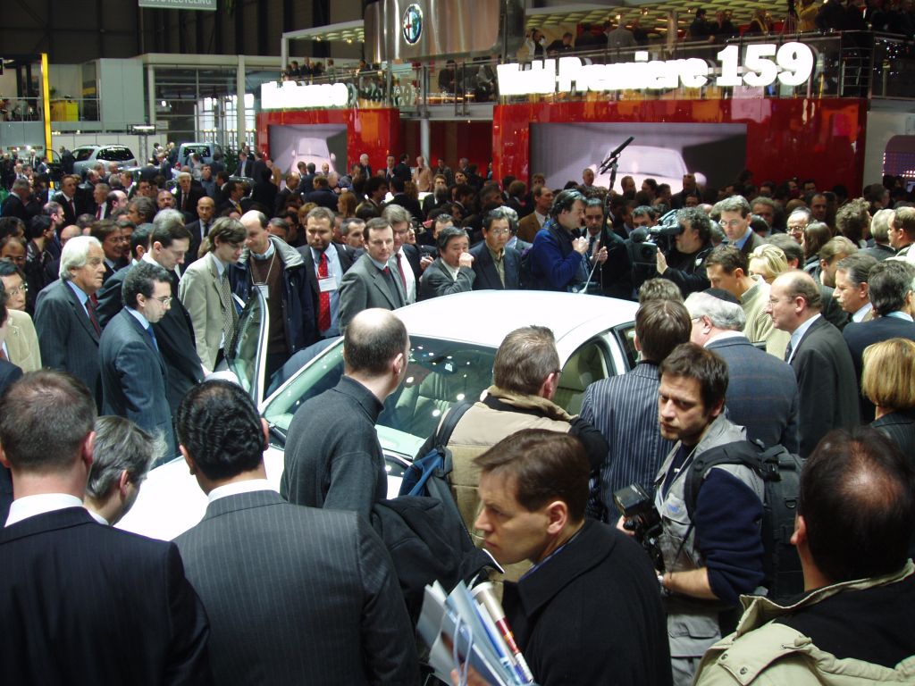 1st March 2005: the Alfa Romeo 159 and Brera are launched at the 75th Geneva International Motor Show