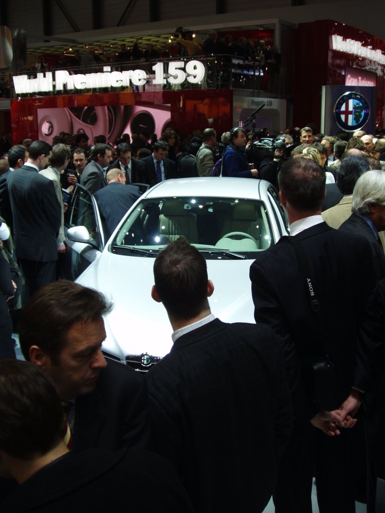 1st March 2005: the Alfa Romeo 159 and Brera are launched at the 75th Geneva International Motor Show