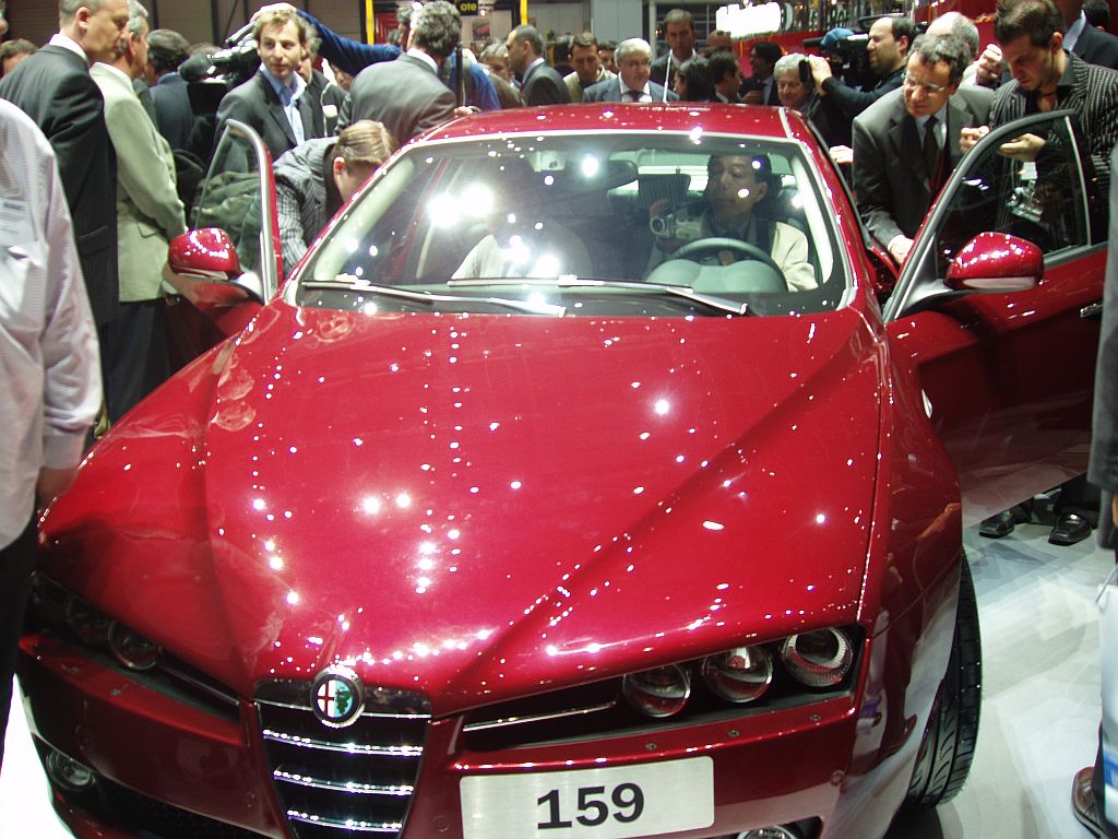 1st March 2005: the Alfa Romeo 159 and Brera are launched at the 75th Geneva International Motor Show