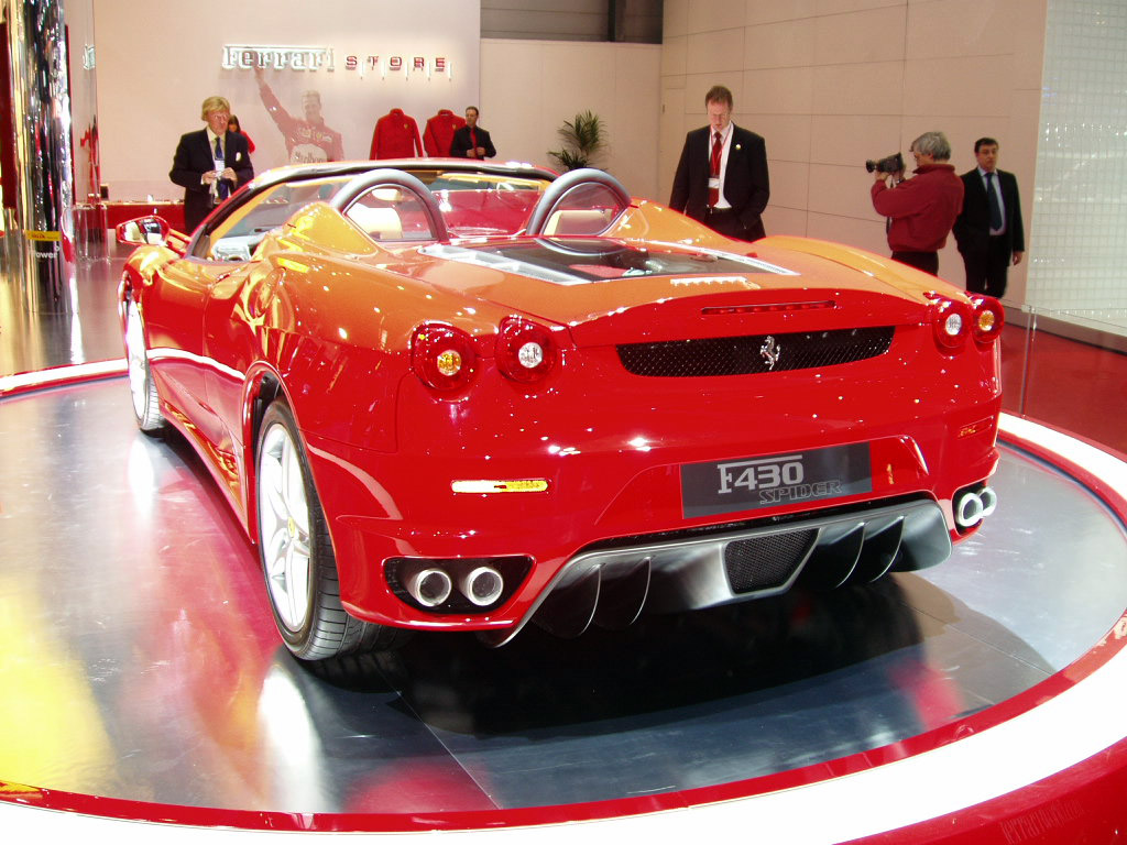 Ferrari F430 Spider at the 2005 Geneva International Motor Show