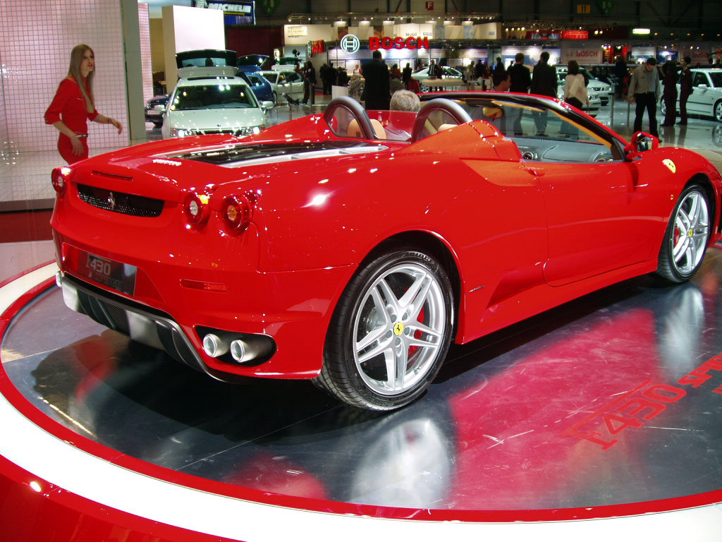 Ferrari F430 Spider at the 2005 Geneva International Motor Show