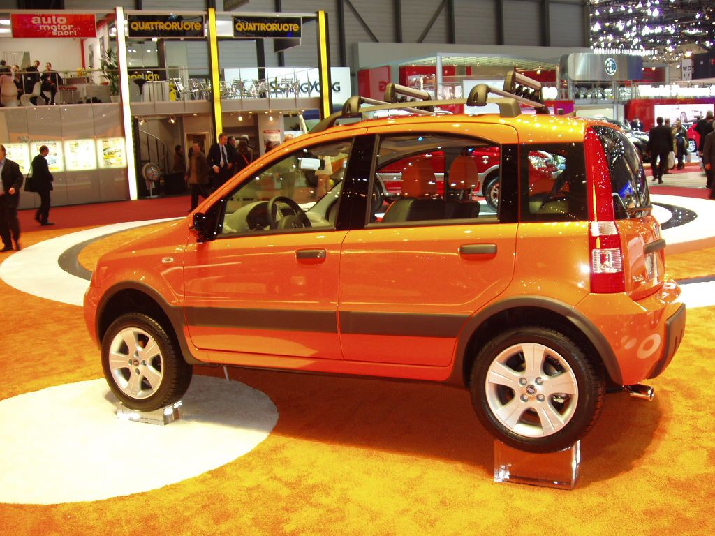 Fiat Panda 4x4 Climbing at the 2005 Geneva International Motor Show