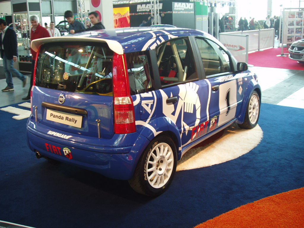 Fiat Panda Multijet rally car concept at the 2005 My Special Car Show in Rimini