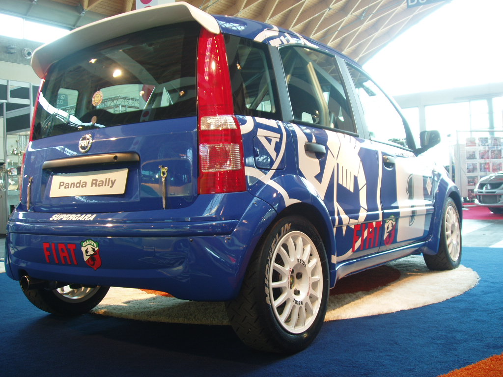Fiat Panda Multijet rally car concept at the 2005 My Special Car Show in Rimini