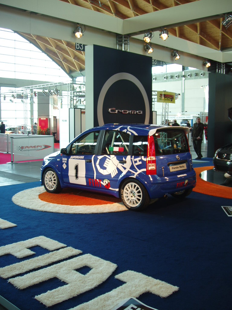 Fiat Panda Multijet rally car concept at the 2005 My Special Car Show in Rimini