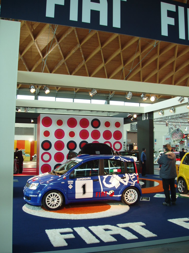 Fiat Panda Multijet rally car concept at the 2005 My Special Car Show in Rimini
