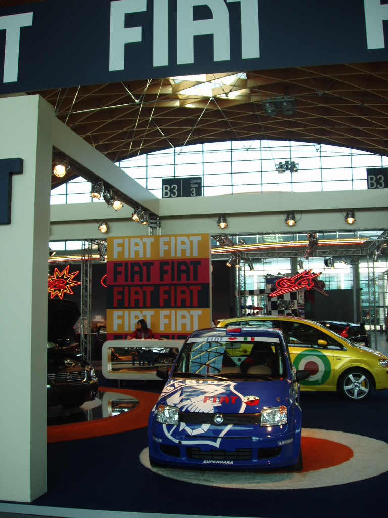 Fiat Panda Multijet rally car concept at the 2005 My Special Car Show in Rimini