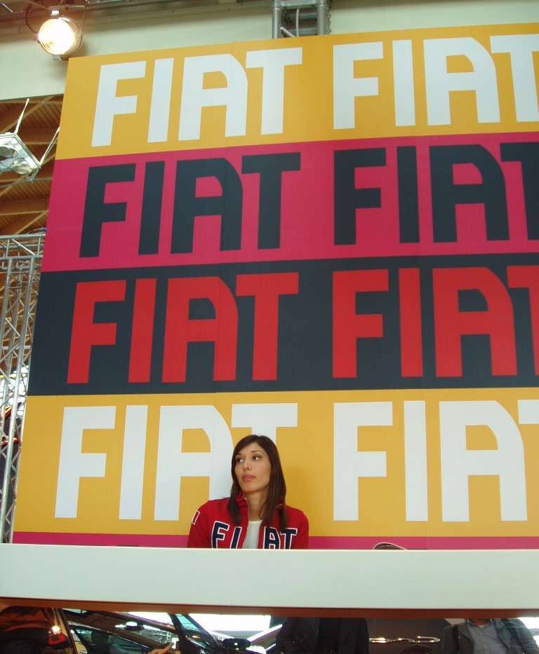 Fiat Panda Multijet rally car concept at the 2005 My Special Car Show in Rimini