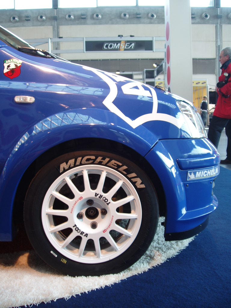 Fiat Panda Multijet rally car concept at the 2005 My Special Car Show in Rimini