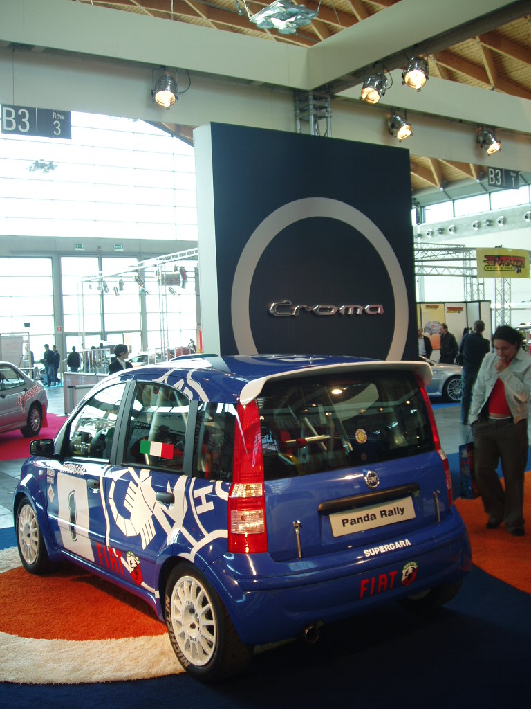 Fiat Panda Multijet rally car concept at the 2005 My Special Car Show in Rimini