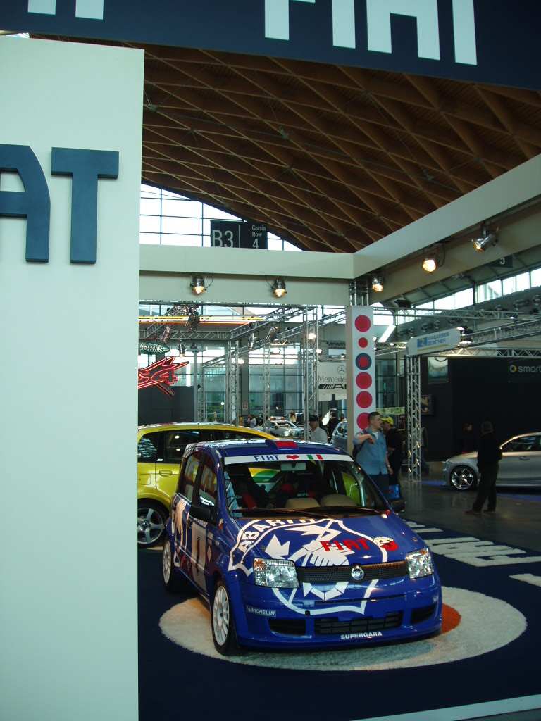 Fiat Panda Multijet rally car concept at the 2005 My Special Car Show in Rimini