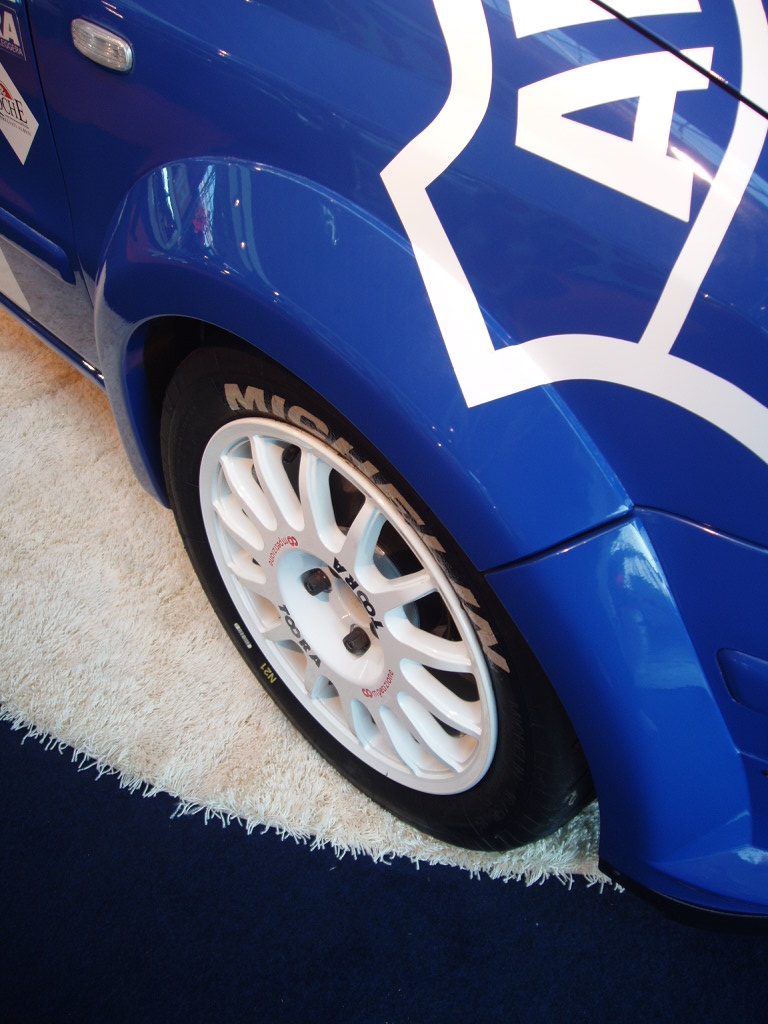 Fiat Panda Multijet rally car concept at the 2005 My Special Car Show in Rimini