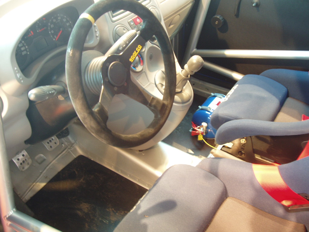 Fiat Panda Multijet rally car concept at the 2005 My Special Car Show in Rimini