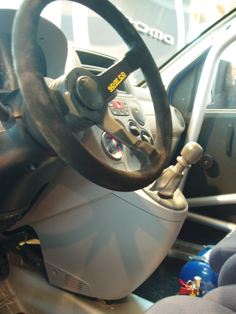 Fiat Panda Multijet rally car concept at the 2005 My Special Car Show in Rimini