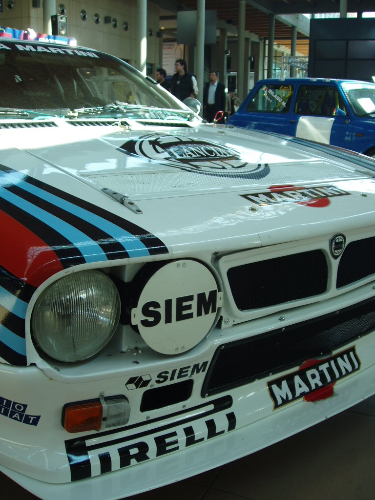 Quattroruorte magazine rally car display at the 2005 'My Special Car' Show in Rimini