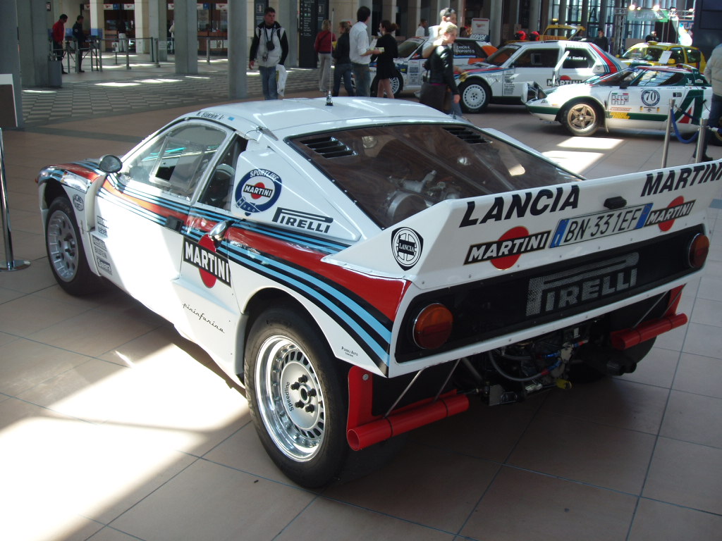 Quattroruorte magazine rally car display at the 2005 'My Special Car' Show in Rimini