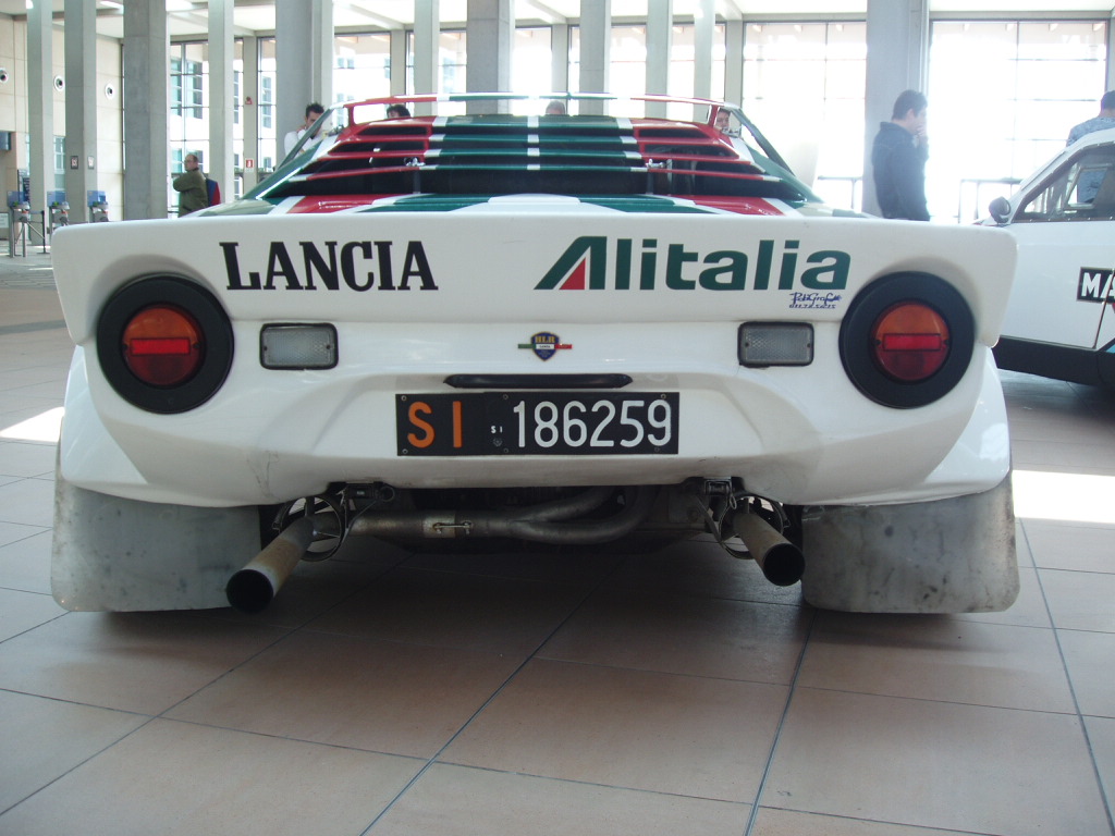 Quattroruorte magazine rally car display at the 2005 'My Special Car' Show in Rimini