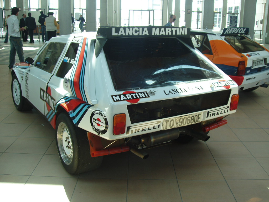 Quattroruorte magazine rally car display at the 2005 'My Special Car' Show in Rimini