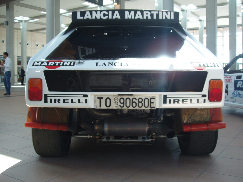 Quattroruorte magazine rally car display at the 2005 'My Special Car' Show in Rimini