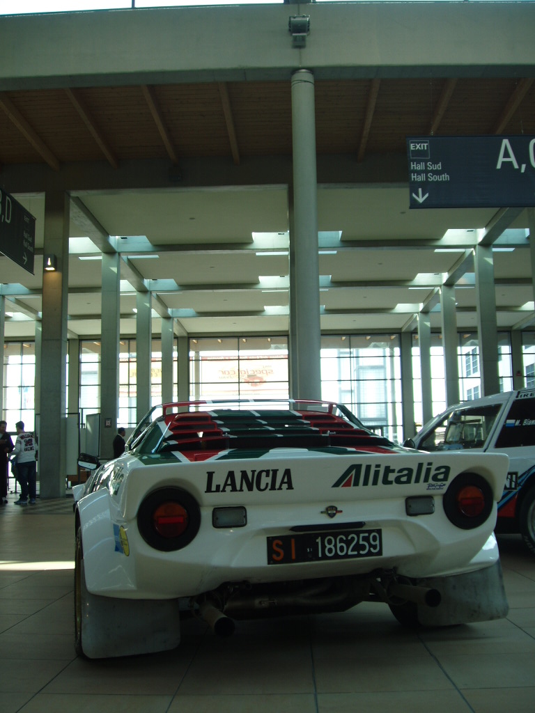 Quattroruorte magazine rally car display at the 2005 'My Special Car' Show in Rimini