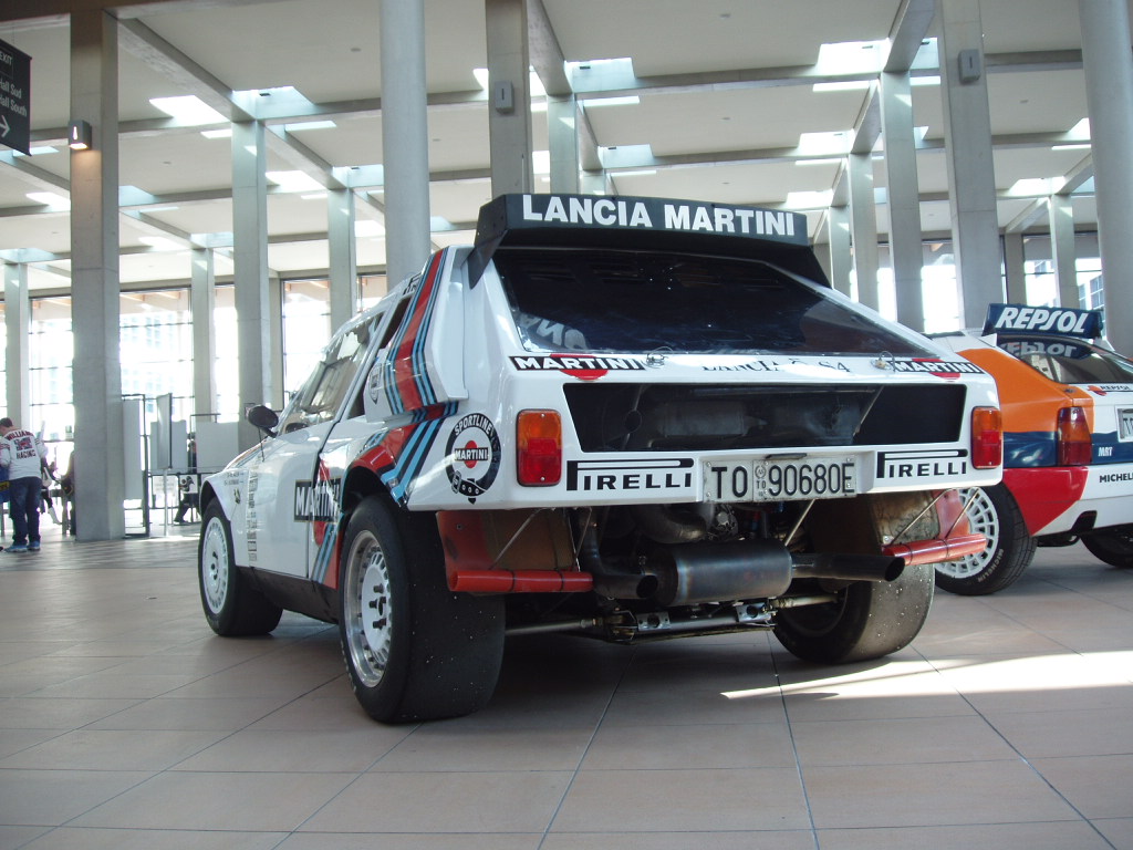 Quattroruorte magazine rally car display at the 2005 'My Special Car' Show in Rimini