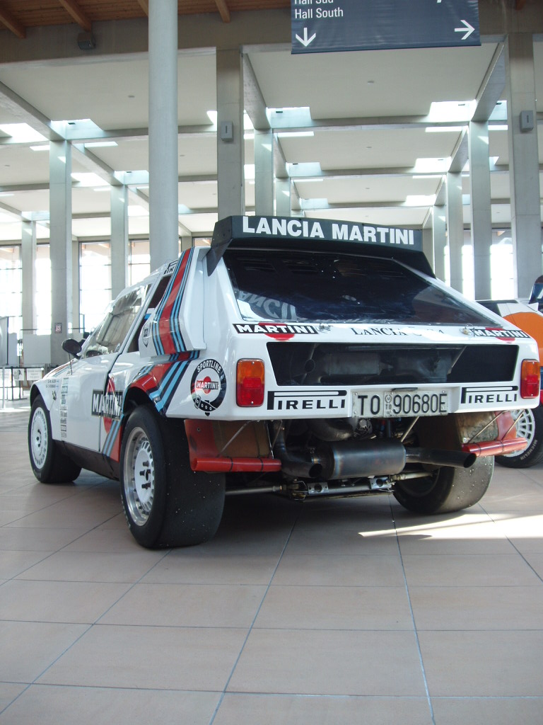 Quattroruorte magazine rally car display at the 2005 'My Special Car' Show in Rimini