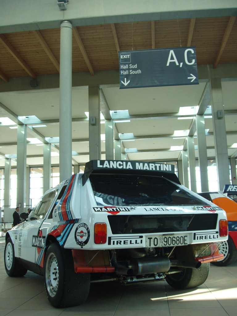 Quattroruorte magazine rally car display at the 2005 'My Special Car' Show in Rimini