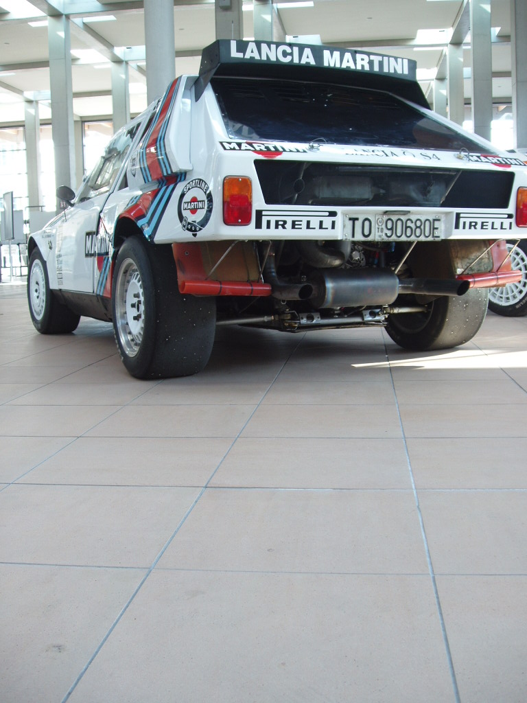 Quattroruorte magazine rally car display at the 2005 'My Special Car' Show in Rimini