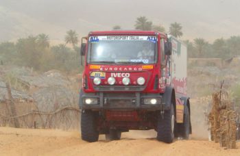 click here for photo gallery of the Iveco Eurocargo on the 2005 Dakar Rally