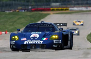 After an incident-packed American Le Mans Series race at Mid Ohio yesterday, the Maserati MC12, which had already started at the back of the grid, finished in fifth in its class