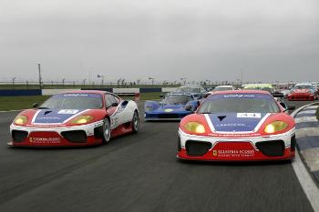 Ferrari at the 2005 British GT Championship Media Dy at Silverstone