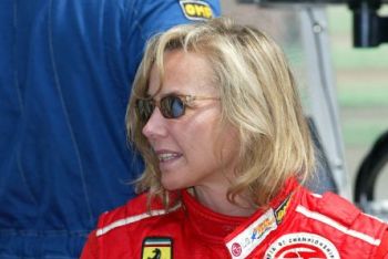 2004 Spa 24 Hour BMS Italia Ferrari winners Lilian Bryner (above) and Enzo Calderari - lillian_bryner