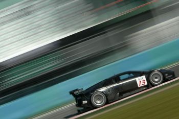 The Reiter Engineering Lamborghini Murcielago R-GT of Kox and Simon was eventually classified 24th in Magny-Cours, the final race finisher, 21 laps adrift at the chequered flag