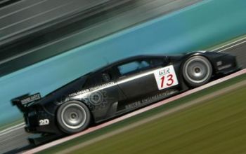 The Reiter Engineering Lamborghini Murciélago R-GT continued to show its performance potential this weekend in the Magny-Cours round of the FIA GT Championship, recording third quickest time in second practice and running in the top ten on all three days