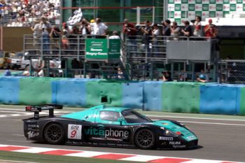 Maserati triumphed in the FIA GT series race at Magny Cours with the MC12, yesterday, monopolising the top three podium positions. This expected and well deserved result is a reward for all the hard work carried out by the teams and drivers.