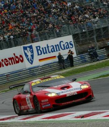 Fabrizio Gollin will partner Gabriele Gardel, as his regular team-mate Pedro Lamy (above at Monza during round one) being in action for Aston Martin during the Tourist Trophy