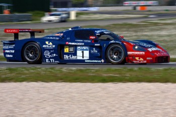 Piergiuseppe Perazzini and Gabriele Matteuzzi, driving the Racing Box MC12 won the second Italian GT series race, after finishing second in the first one, at Misano yesterday. The double header event comprised round two of the 2005 Italian GT Championship.